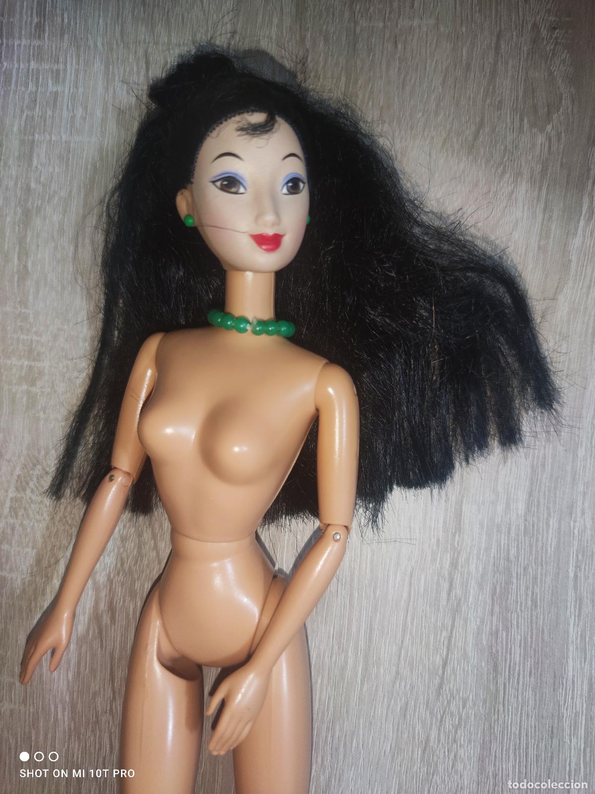 Barbie y Ken: Mu&ntilde;eca Barbie Mulan con collar - Foto 3