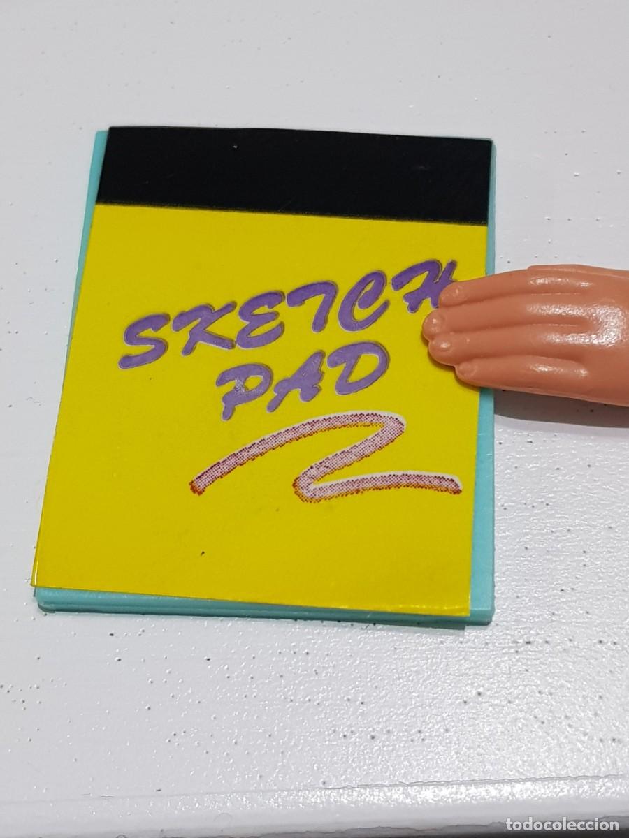 Barbie y Ken: Cuaderno de dibujo de pl&aacute;stico, barbie - Foto 1