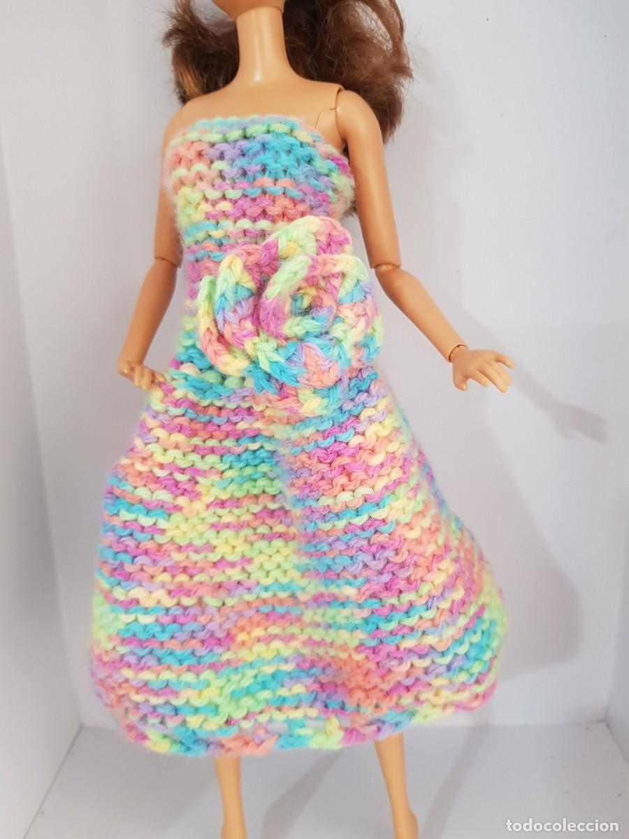 Barbie y Ken: Vestido en ganchillo valido barbie - Foto 1