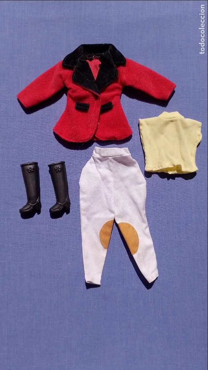 Barbie y Ken: Antiguo conjunto de ropa H&iacute;pica Equitaci&oacute;n de mu&ntilde;eca Patty de Orbis Fabri, v&aacute;lido para Barbie