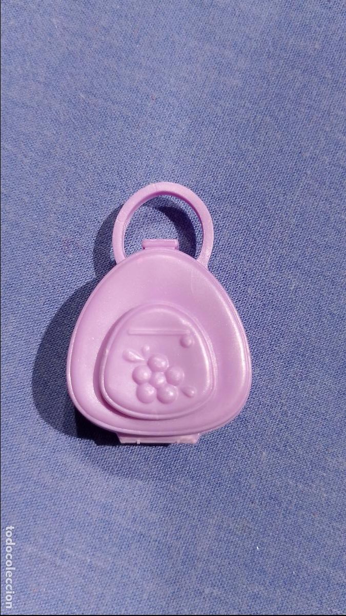 Barbie y Ken: Antiguo bolso morado que se abre original de Barbie de Mattel