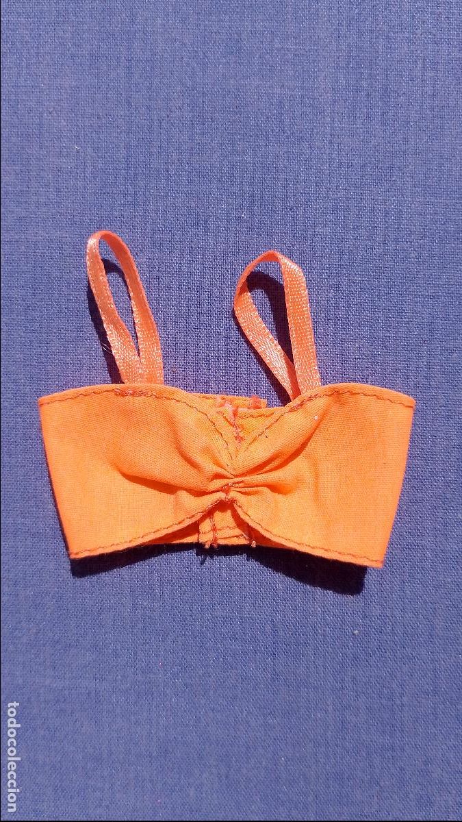 Barbie y Ken: Antiguo top naranja original del conjunto Fashion Favorites de Barbie de Mattel 1997