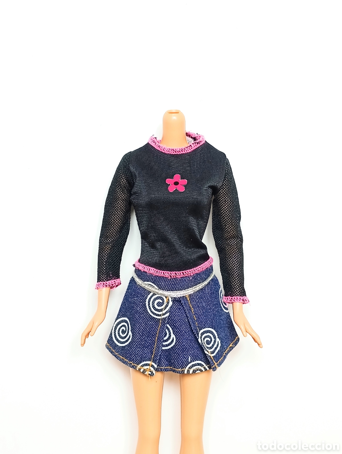 Barbie y Ken: Outfit ropa Barbie falda con espirales