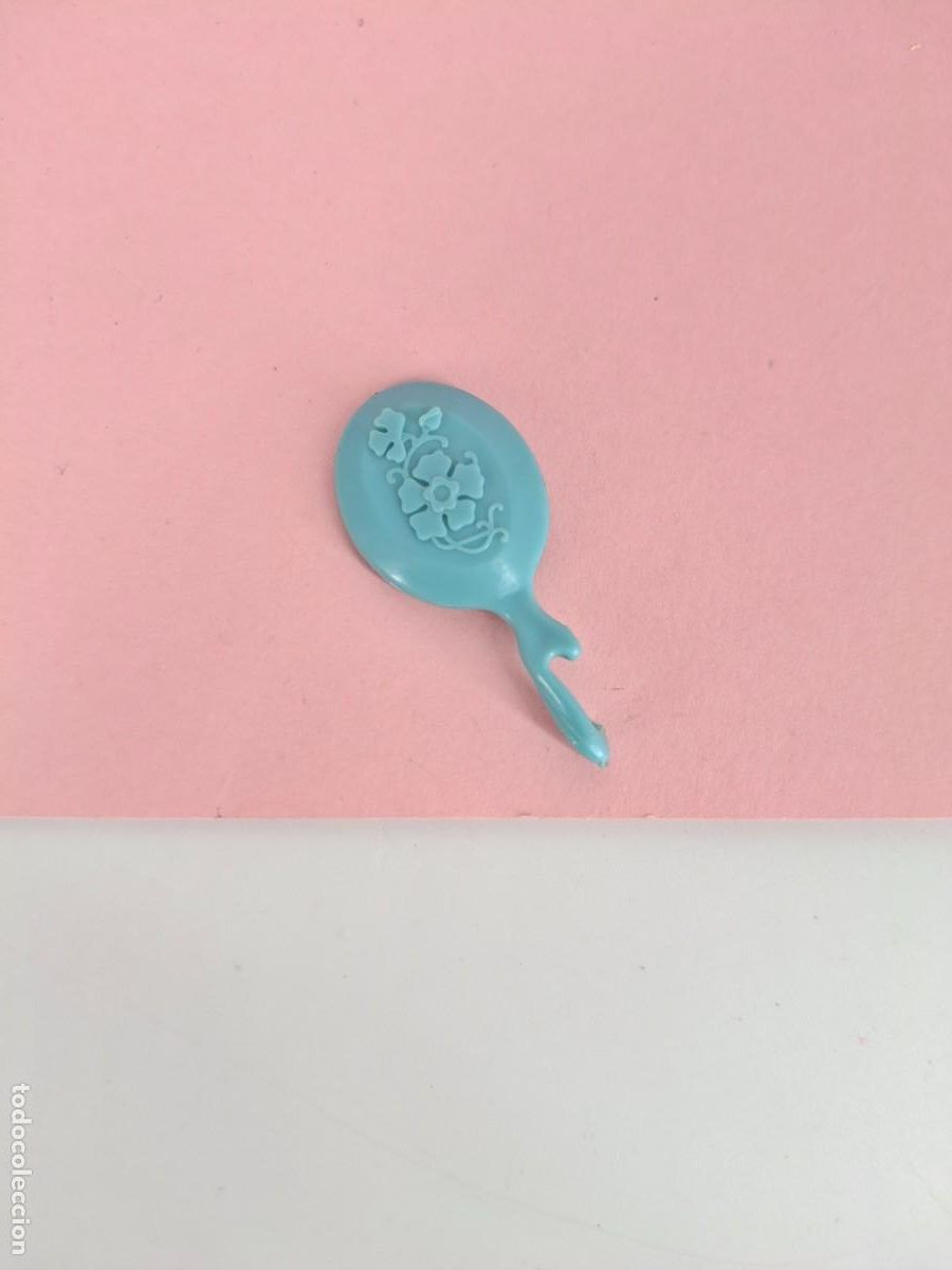 Barbie y Ken: Espejo de mano azul original Barbie a&ntilde;os 80 - Mattel, 80s