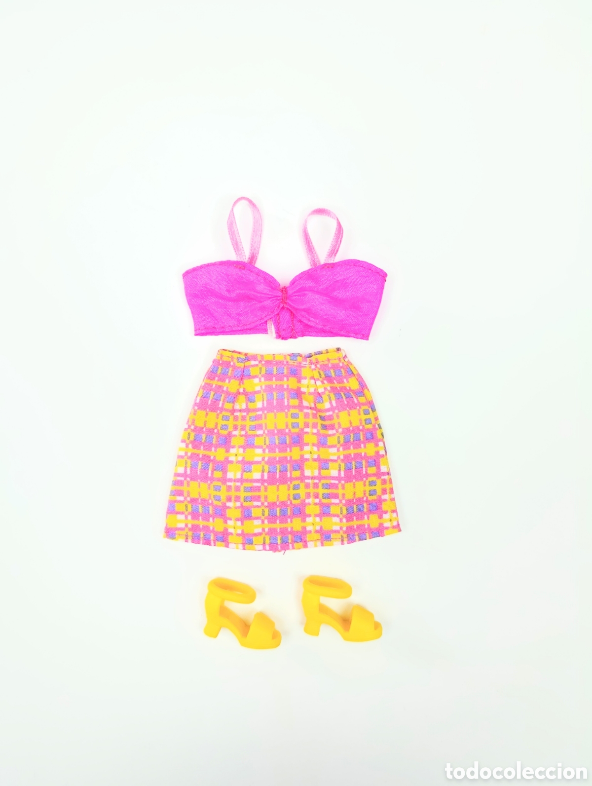 Barbie y Ken: Ropa Barbie fashion favorites fucsia y amarillo