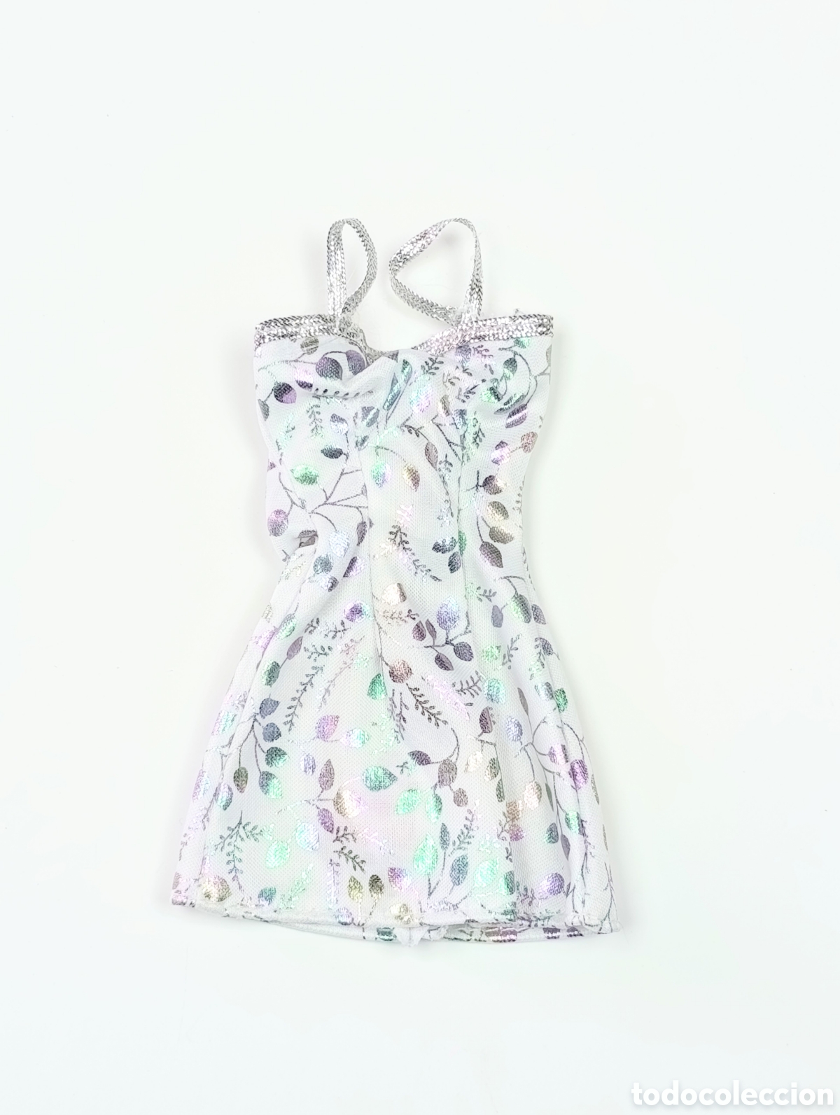 Barbie y Ken: Vestido Barbie fashion pack blanco y plateado
