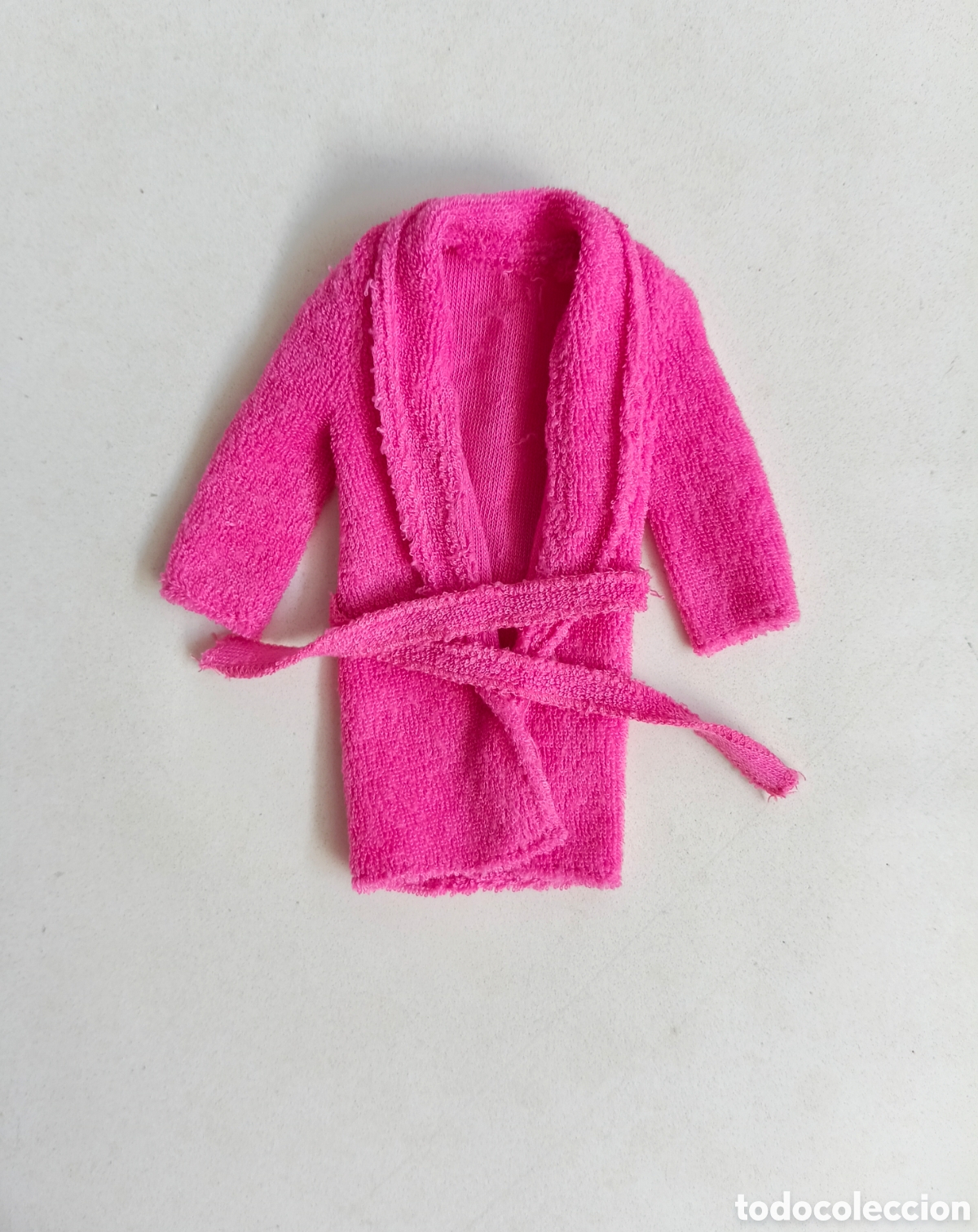 Barbie y Ken: Sindy albornoz bata rosa fucsia a&ntilde;os 90 Bagbie