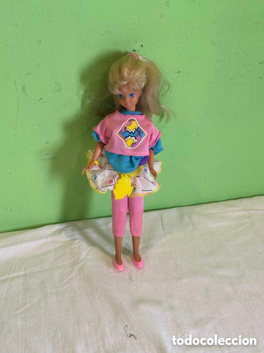 Barbie y Ken: Mu&ntilde;eca Barbie Skipper vintage Mattel Made in Spain a&ntilde;os 80 ropa original