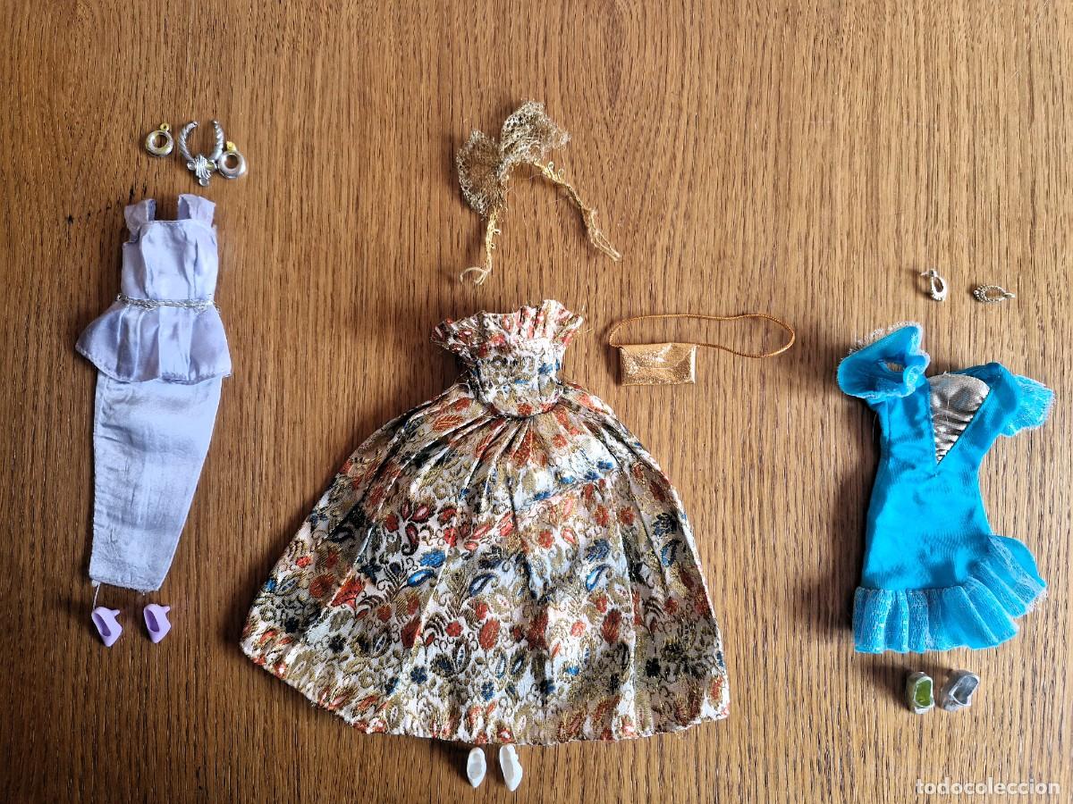 Barbie y Ken: LOTE DE 3 VESTIDOS DE MU&Ntilde;ECAS