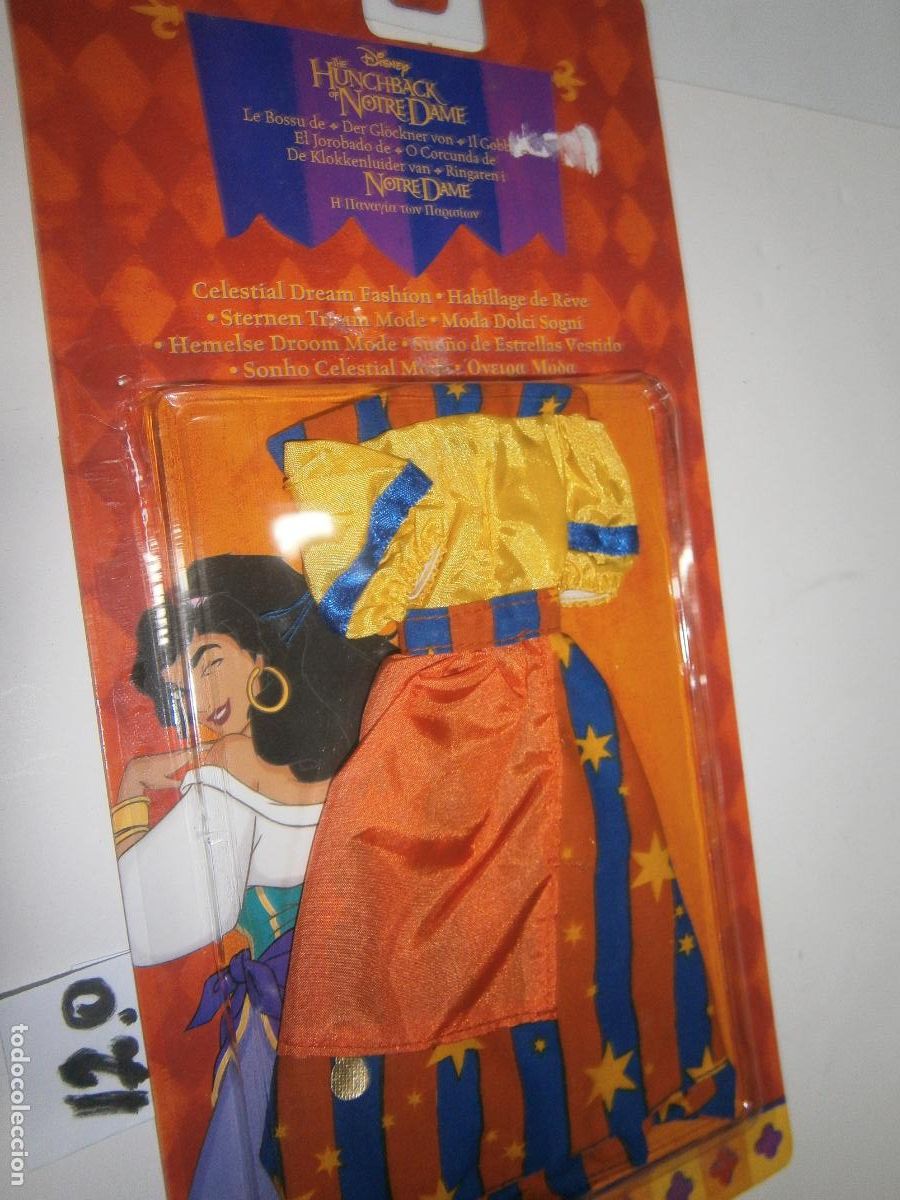 Barbie y Ken: ANTIGUO BLISTER MU&Ntilde;ECA ZINGARA PARA BARBIE O SIMILAR - EL JOROBADO DE NOTRE DAME