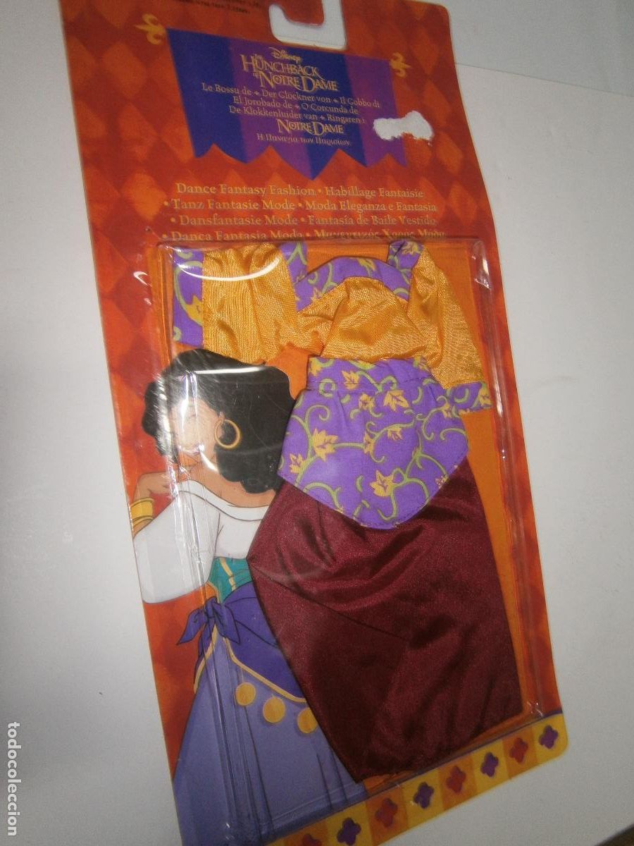 Barbie y Ken: ANTIGUO BLISTER MU&Ntilde;ECA ZINGARA PARA BARBIE O SIMILAR - EL JOROBADO DE NOTRE DAME