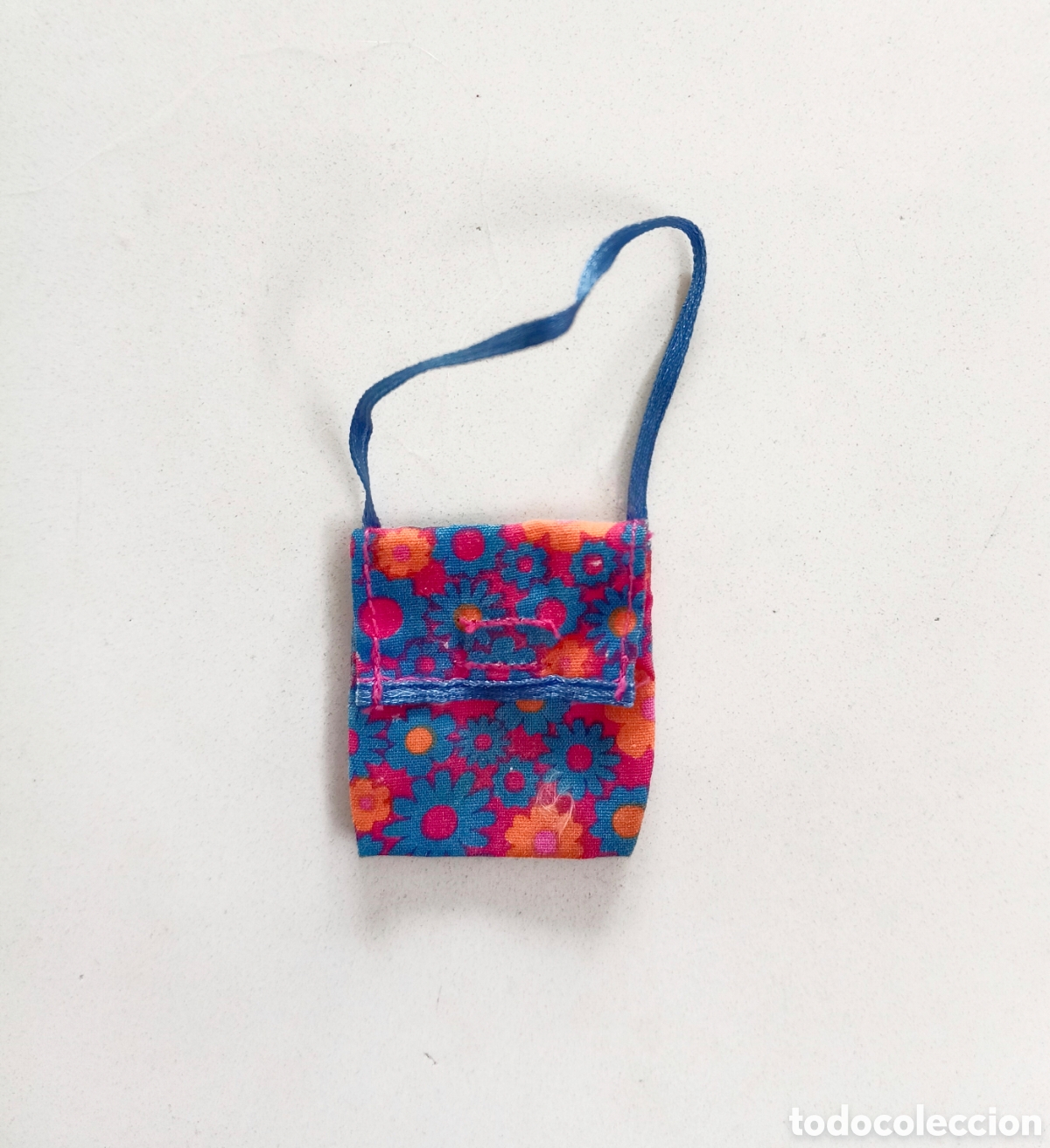 Barbie y Ken: Sindy Collection bolso de tela azul con estampado de flores a&ntilde;os 90 Hasbro Barbie