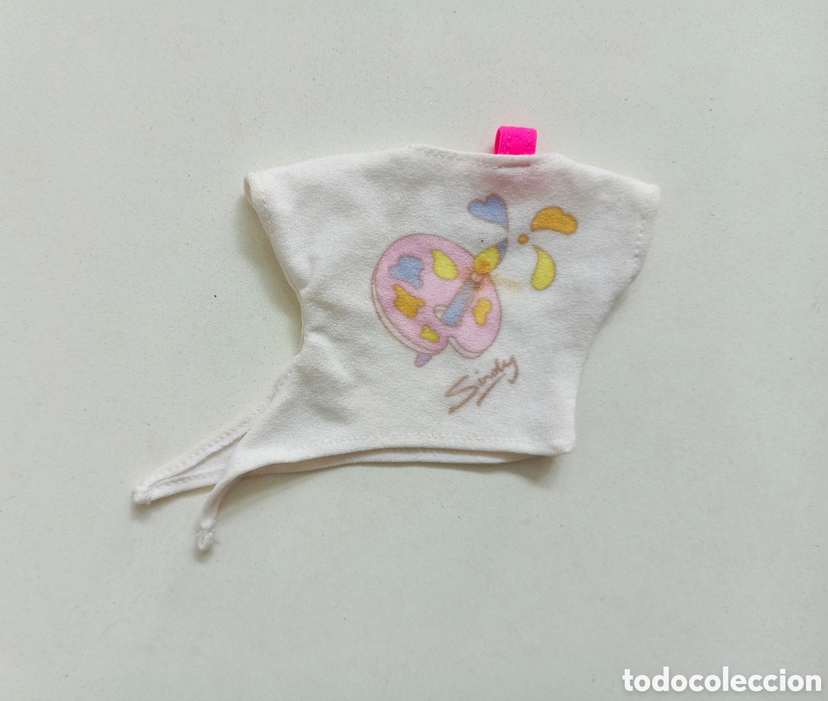 Barbie y Ken: Sindy Paint A Picture 1989 camiseta blanca con dibujo de paleta de pintor Hasbro a&ntilde;os 90 Barbie