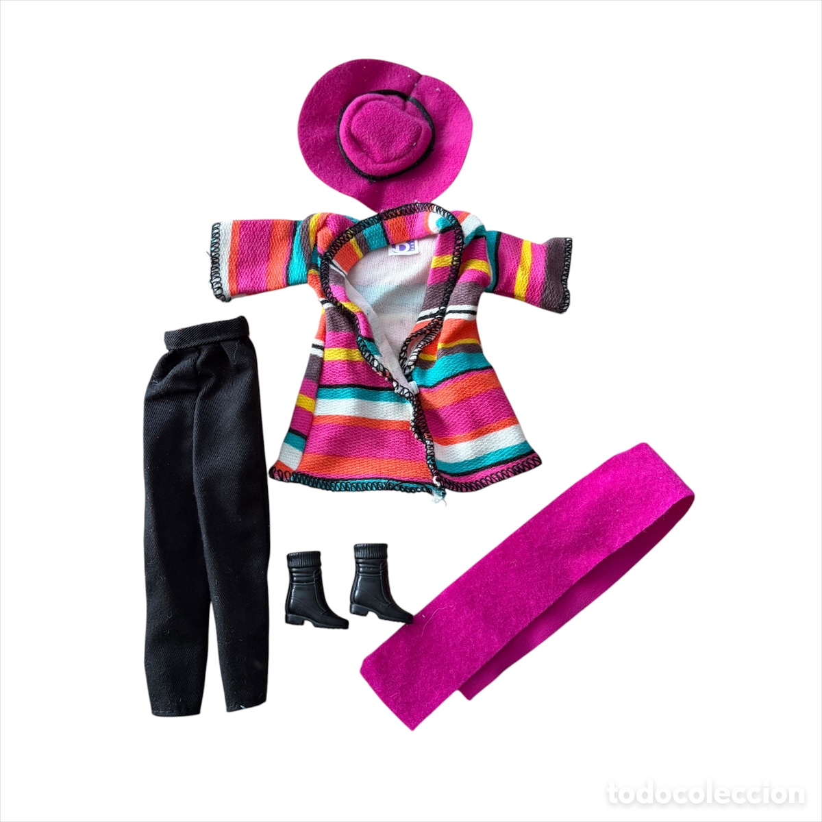 Barbie y Ken: Conjunto Pret a Porter mu&ntilde;eca Barbie 1994 abrigo sombrero bufanda botas pantal&oacute;n