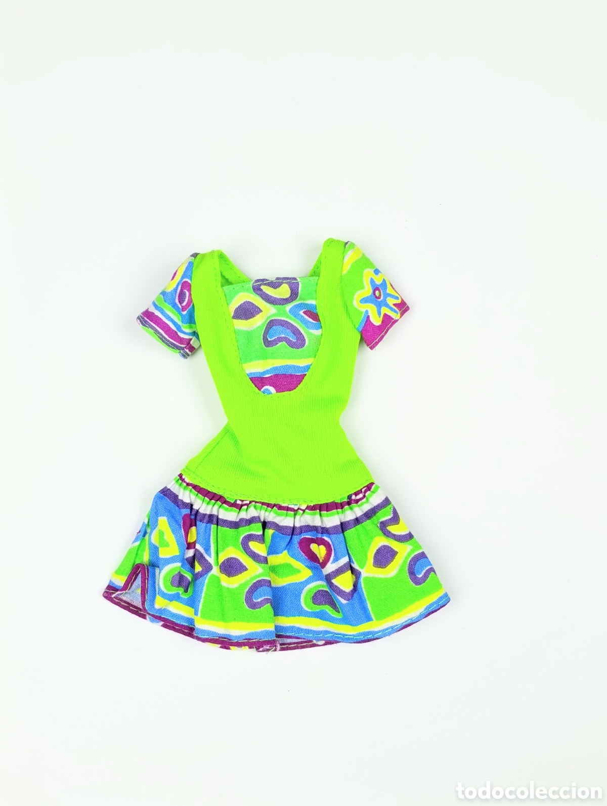 Barbie y Ken: Vestido Barbie easy living Verde neon