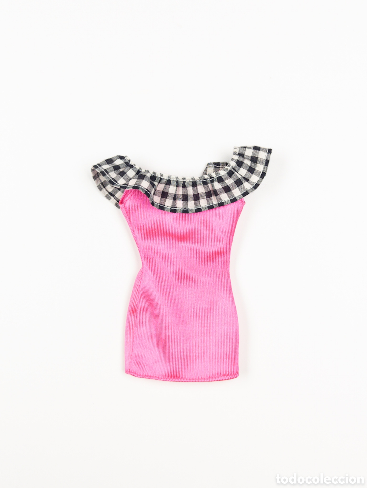 Barbie y Ken: Vestido Barbie easy living fucsia y estampado