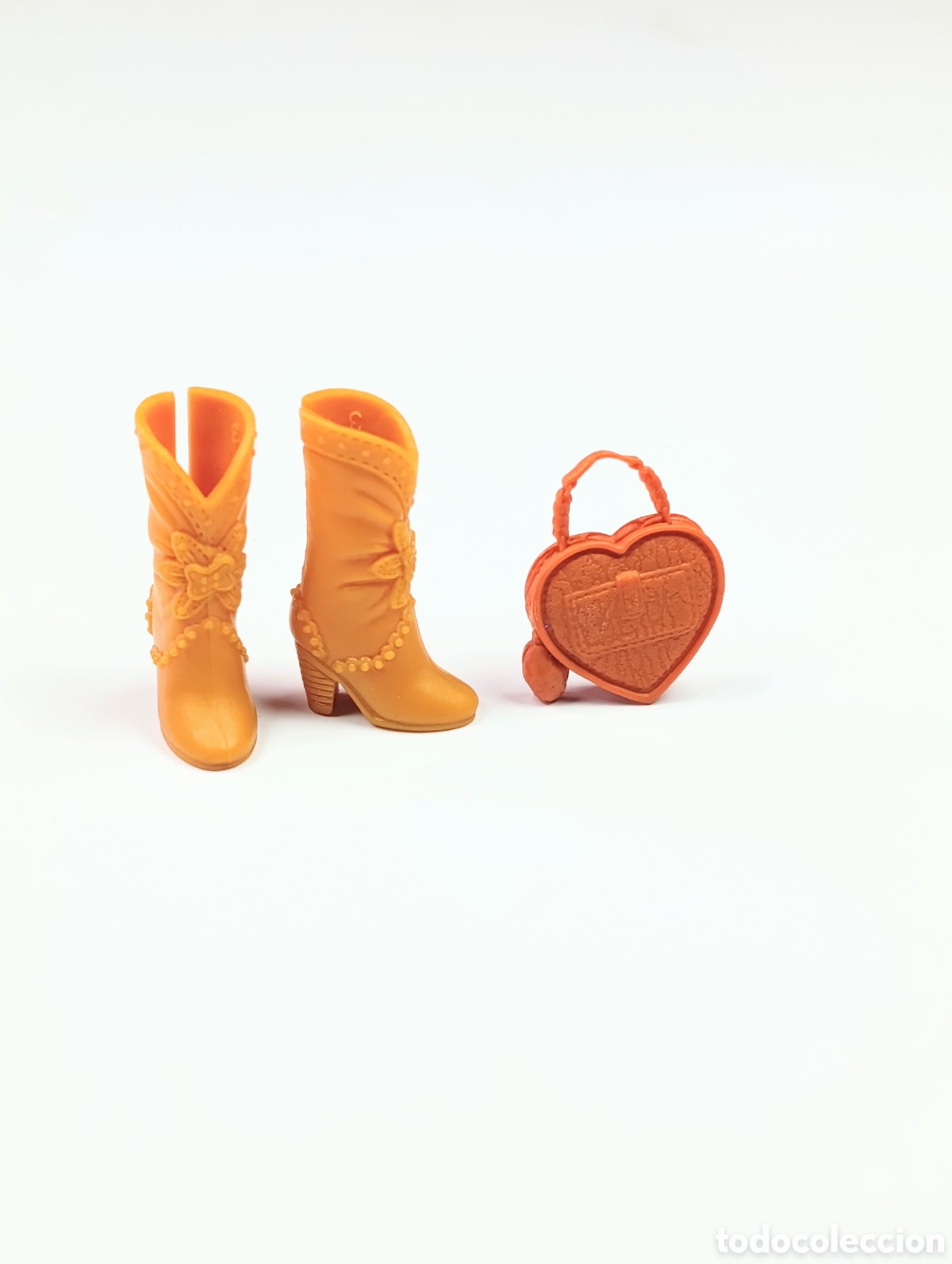 Barbie y Ken: Lote botines y bolso marrones barbie