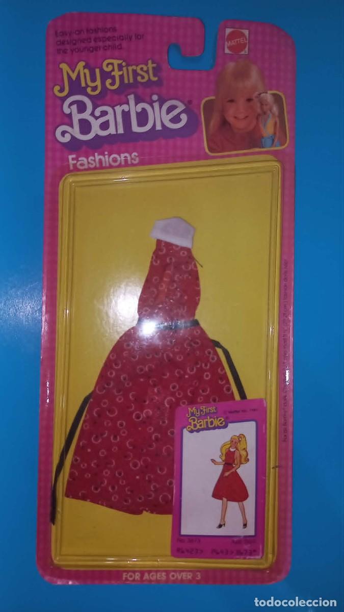 Barbie y Ken: Dificil vestido Barbie My First Fashions - Mattel - 1981, nuevo, sin abrir