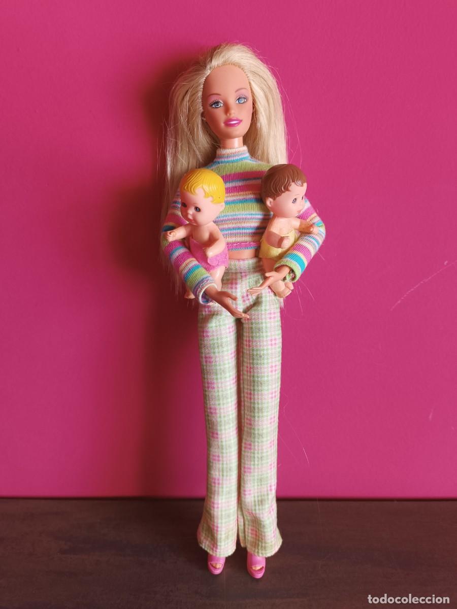 Barbie y Ken: HERMANA DE BARBIE - SKIPPER CANGURO CON DOS BEB&Eacute;S.