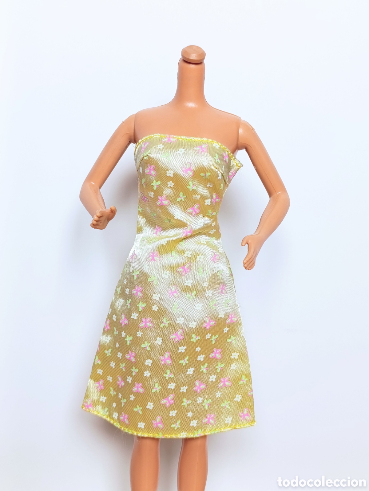 Barbie y Ken: Vestido Barbie vie de rev&eacute; Amarillo
