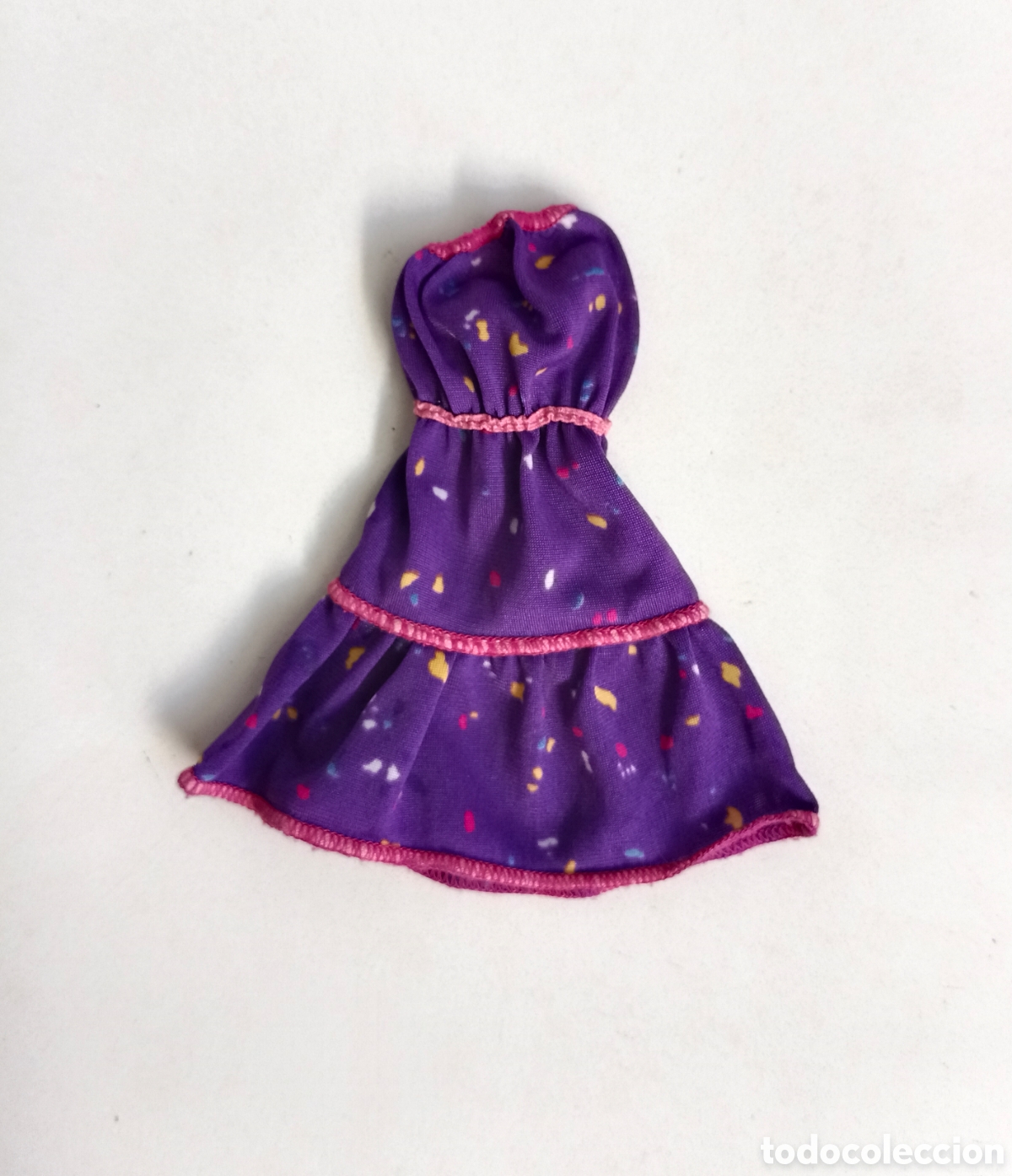 Barbie y Ken: Barbie Fashion Fun 1982 #5718 vestido morado violeta palabra de honor a&ntilde;os 80
