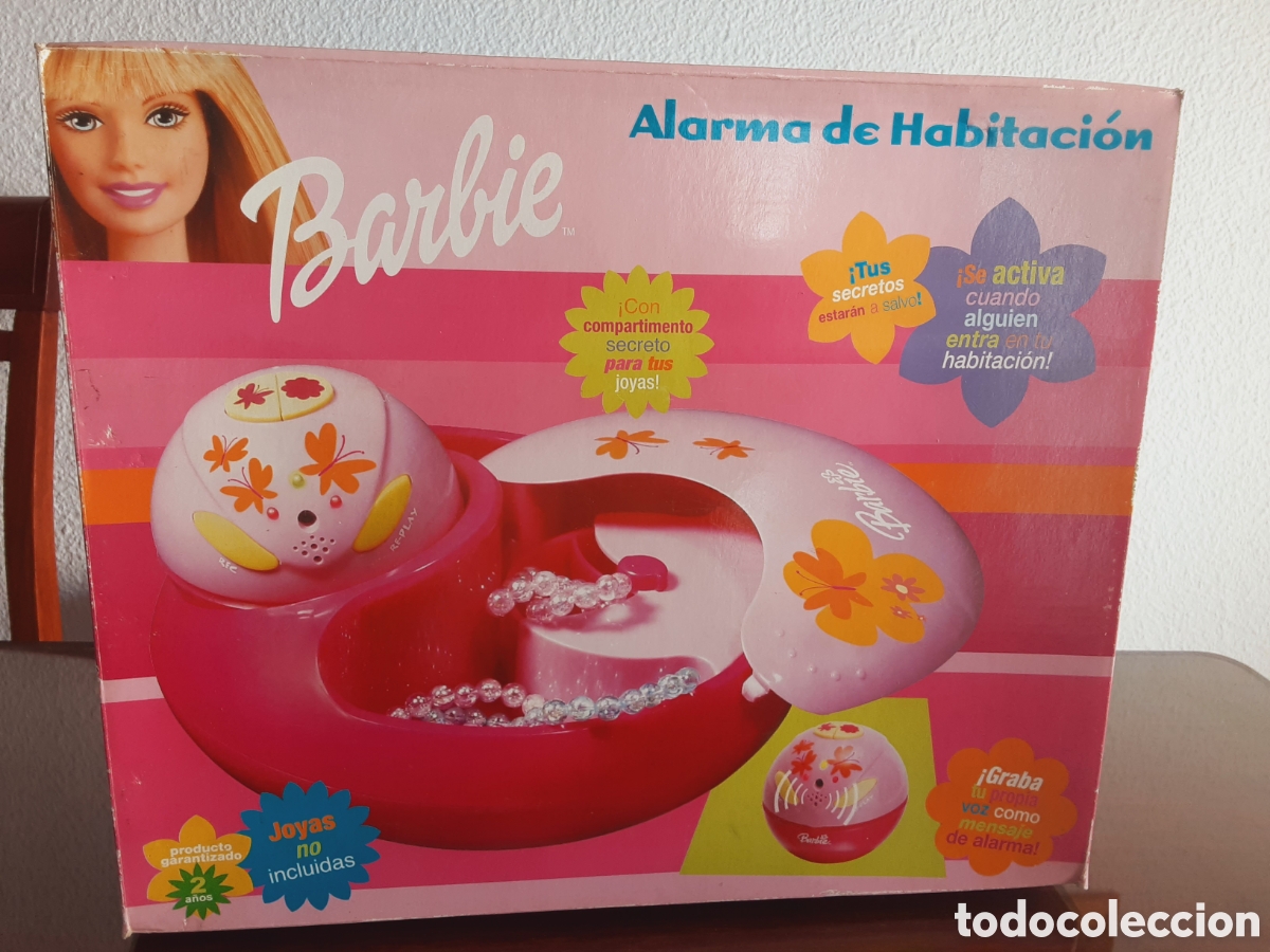 Barbie y Ken: Barbie. Joyero alarma de habitaci&oacute;n. IMC. NUEVO.