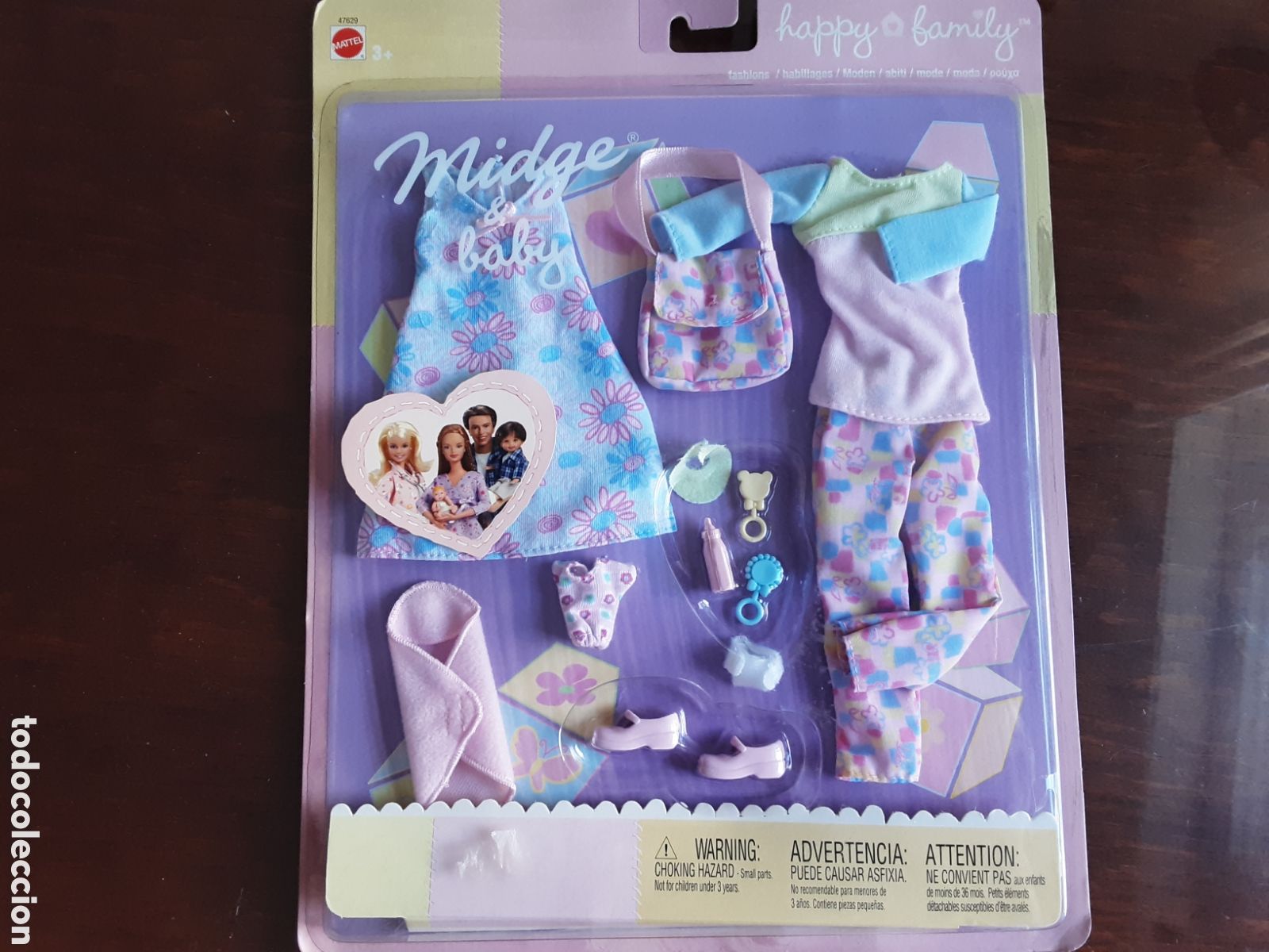 Barbie y Ken: Barbie. Conjunto vestidos Midge & baby. Mattel. Nuevo.