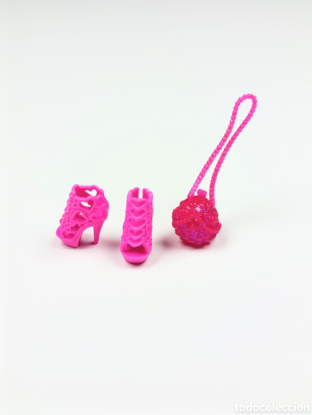 Barbie y Ken: Pack bolso y zapatos barbie fucsia