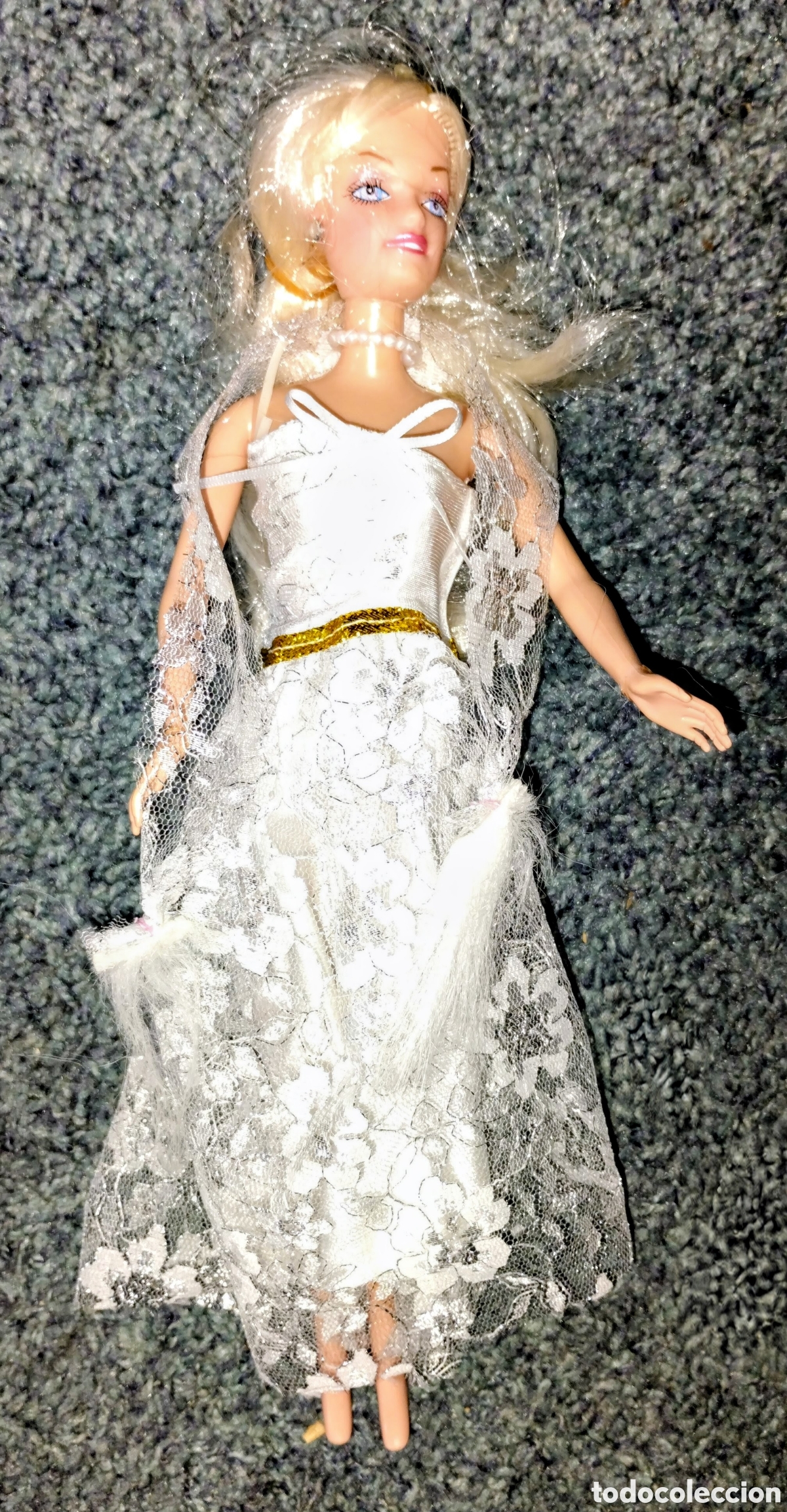Barbie y Ken: BARBIE vintage VESTIDA DE NOVIA de MATTEL de 30 cms de altura EN MUY BUEN ESTADO