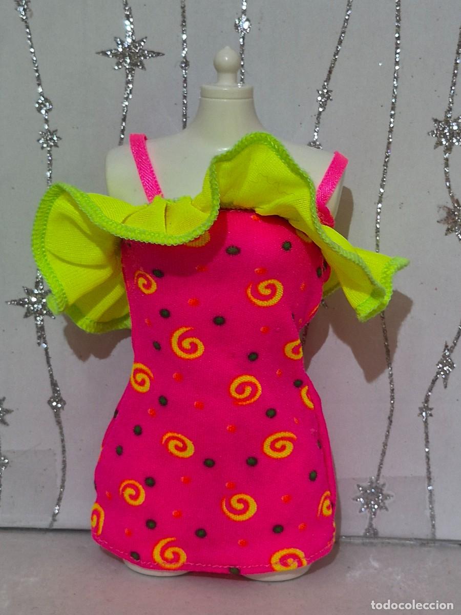 Barbie y Ken: Vestido conjunto barbie rufle fun 1994