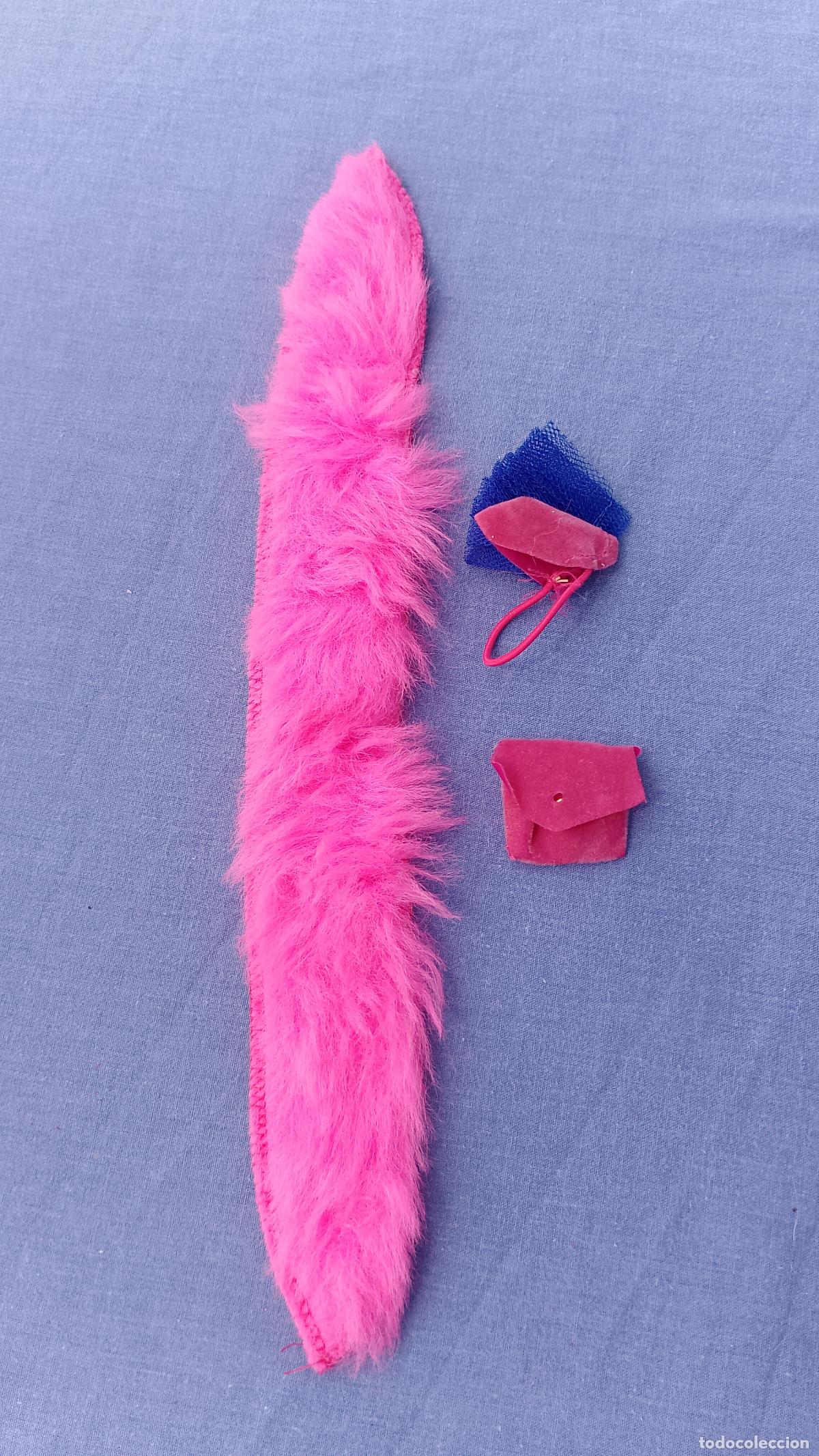 Barbie y Ken: Antigua estola, bolso y tocado originales del conjunto Atenea Alta Costura de Barbie Mattel Spain 19