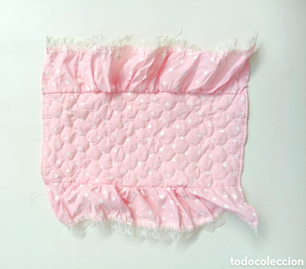 Barbie y Ken: Barbie Dream furniture 1982 cama de Ensue&ntilde;o colcha rosa con corazones a&ntilde;os 80