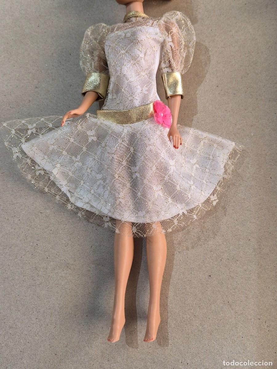 Barbie y Ken: Vestido vintage valido mu&ntilde;eca barbie a&ntilde;os 70