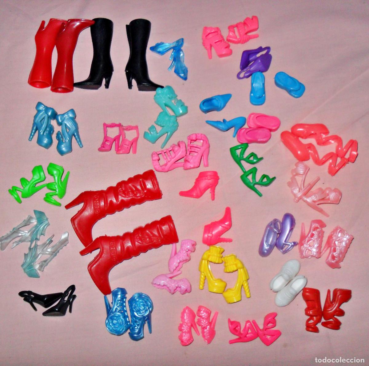 Barbie y Ken: Lote 30 pares de Zapatos Barbie