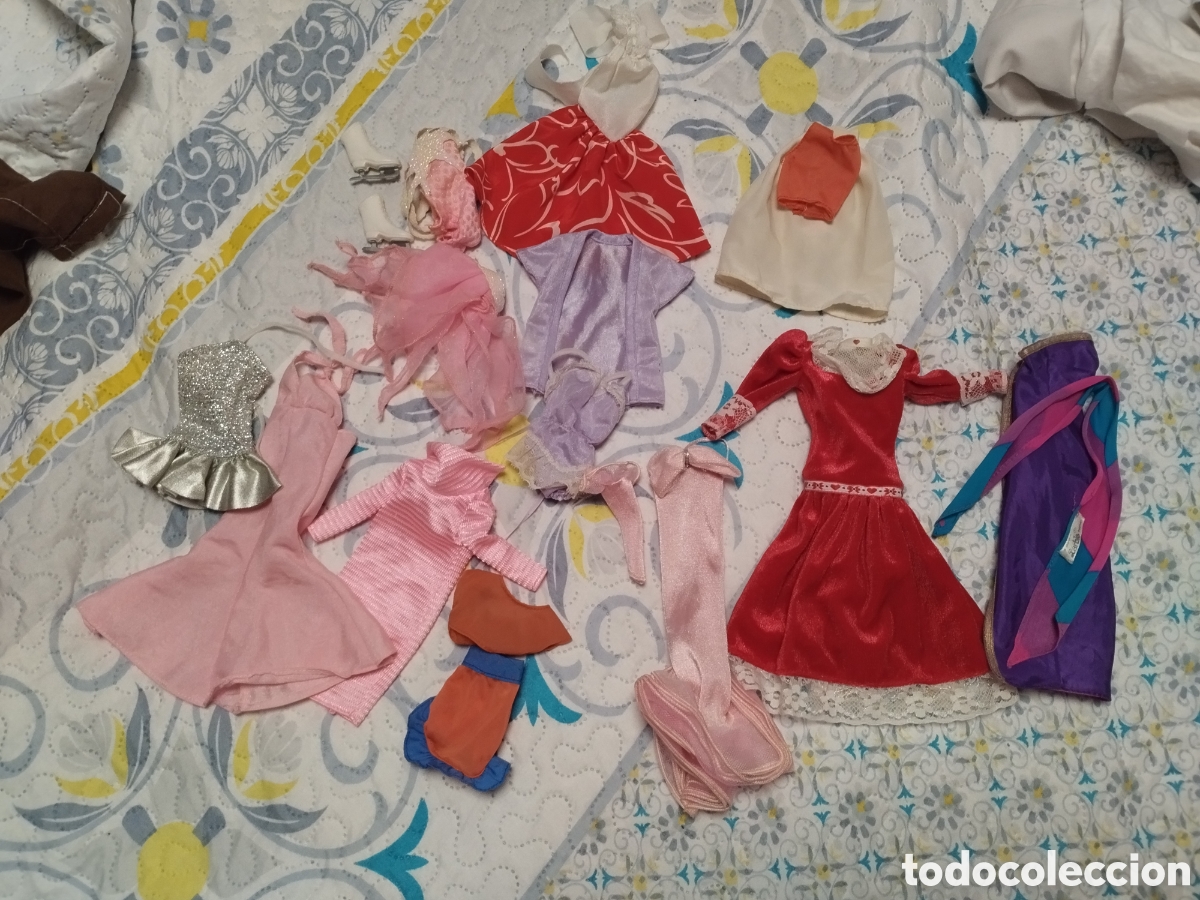 Barbie y Ken: Barbie lote ropita a&ntilde;os 80 90