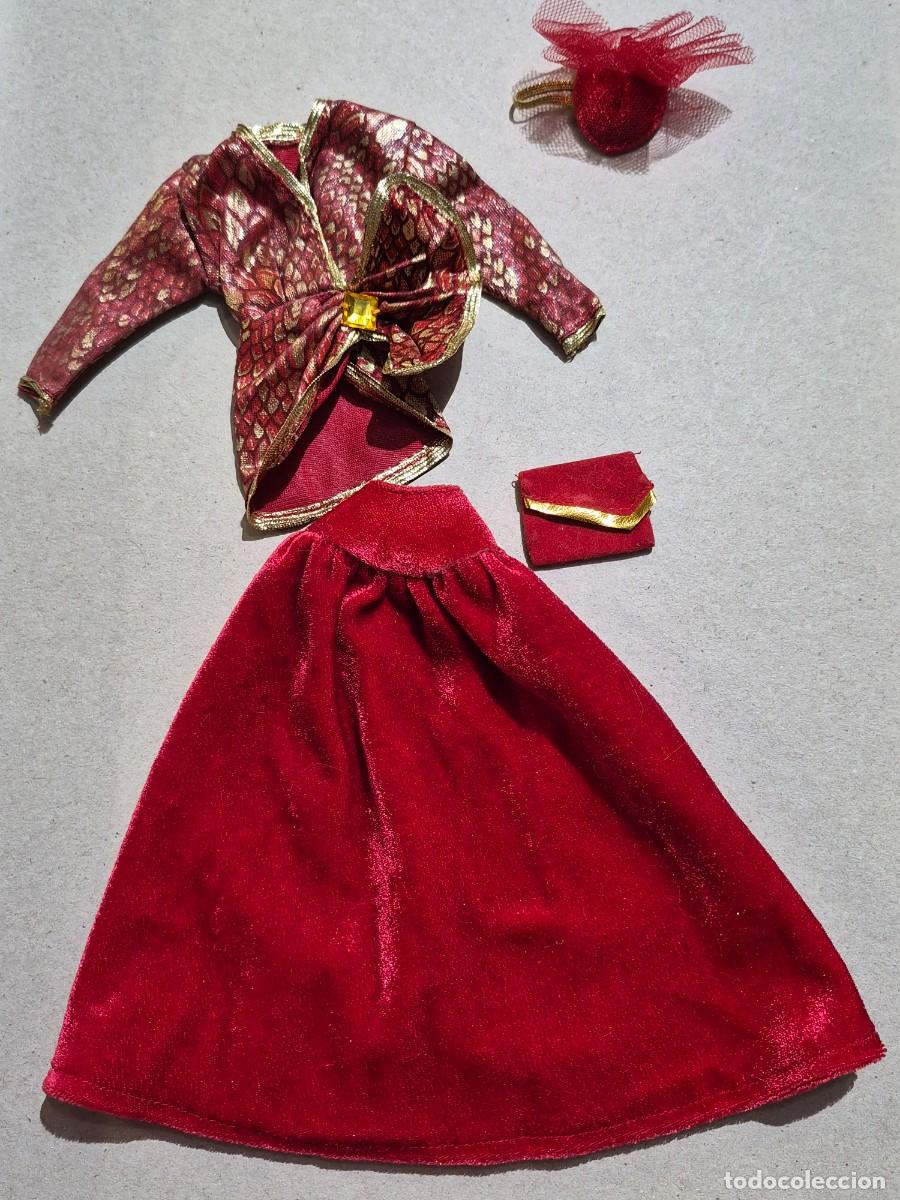 Barbie y Ken: Conjunto haute couture fsshion barbie mattel 3248-1986