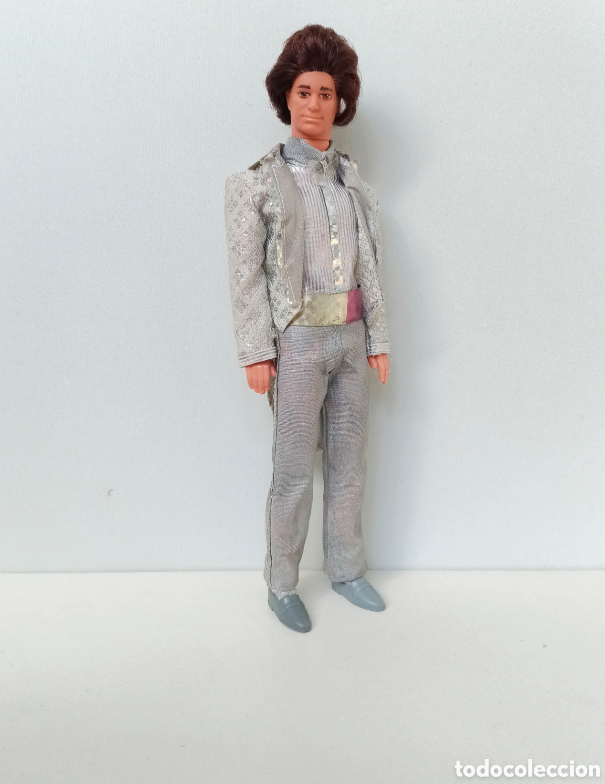 Barbie y Ken: Ken Jewel secrets 1987 Spain con traje plateado y pelo casta&ntilde;o a&ntilde;os 80 Barbie Congost
