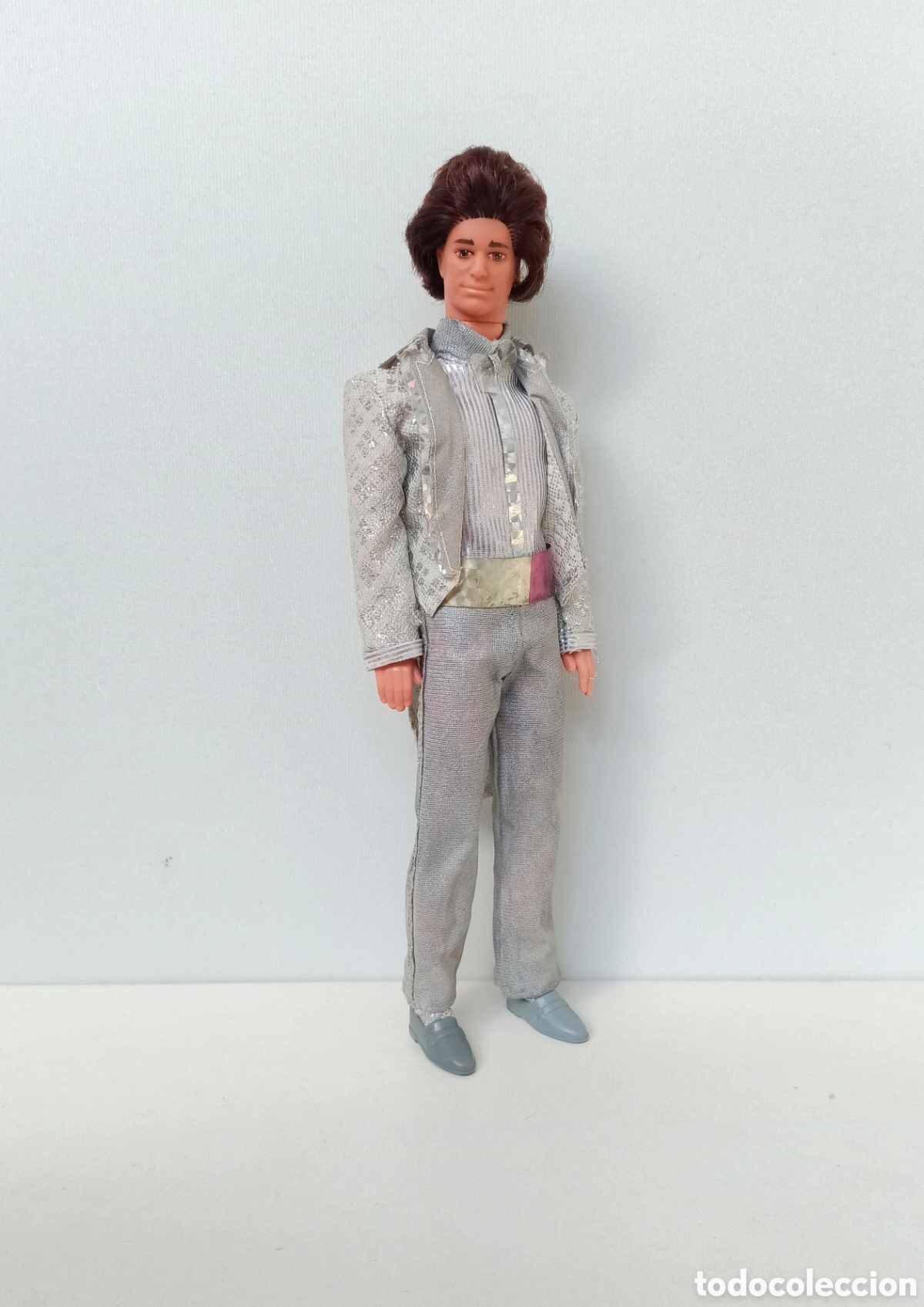 Barbie y Ken: Ken Jewel secrets 1987 Spain con traje plateado y pelo casta&ntilde;o a&ntilde;os 80 Barbie Congost