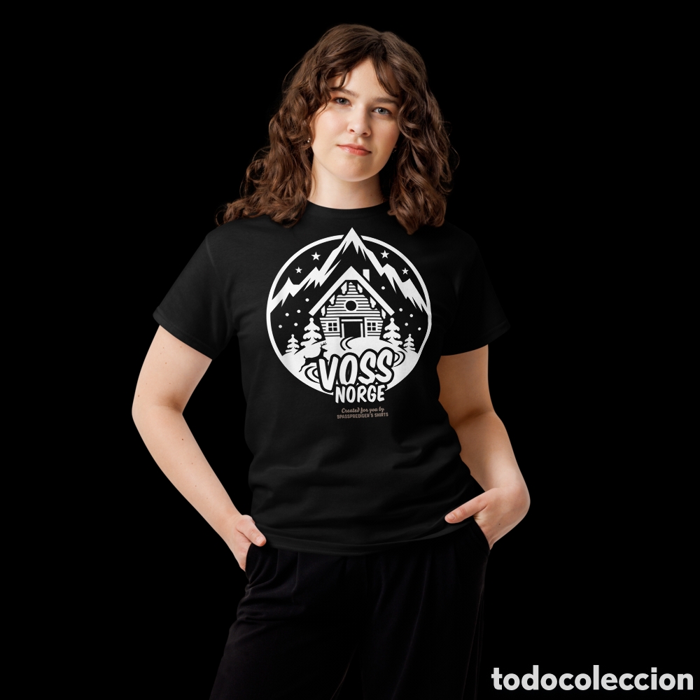 Barbie y Ken: Camiseta Voss Norge | Dise&ntilde;o de Caba&ntilde;a en la Monta&ntilde;a | Camiseta Inspirada en la Naturaleza de Norueg