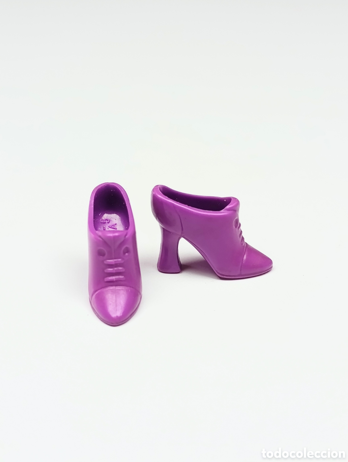 Barbie y Ken: Botines con tac&oacute;n barbie color violeta