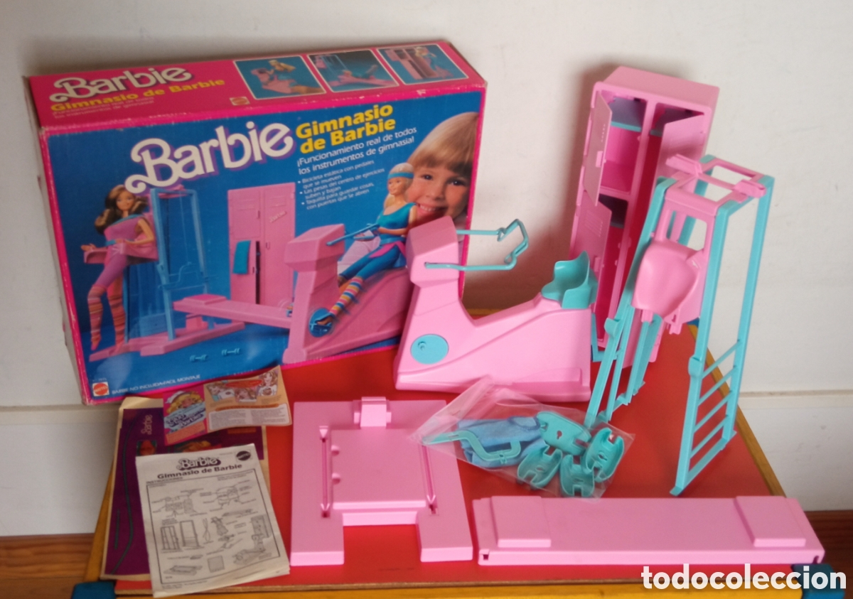 Barbie y Ken: GIMNASIO BARBIE.MATTEL 1985.SIN USO,EN CAJA.INCOMPLETO.