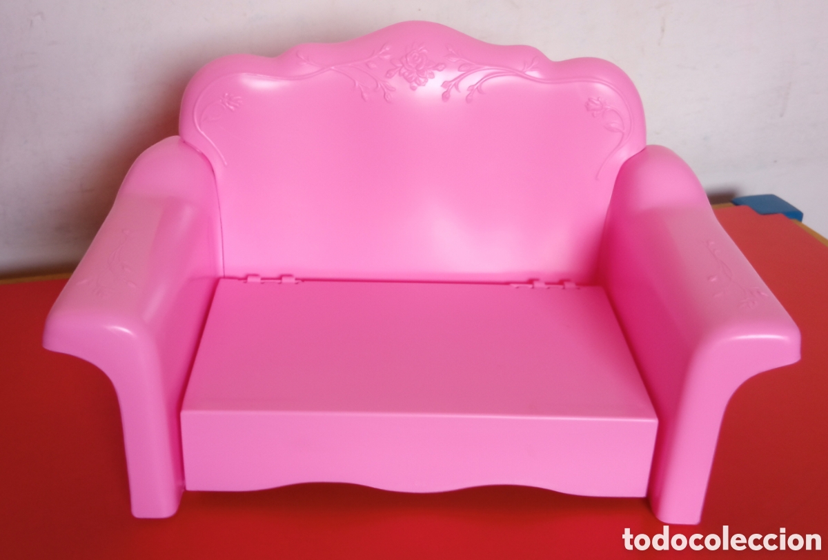 Barbie y Ken: SOF&Aacute; - CAMA GRAN SAL&Oacute;N BARBIE MOBILIARIO ELEGANCE.MATTEL 1990.NUEVO.