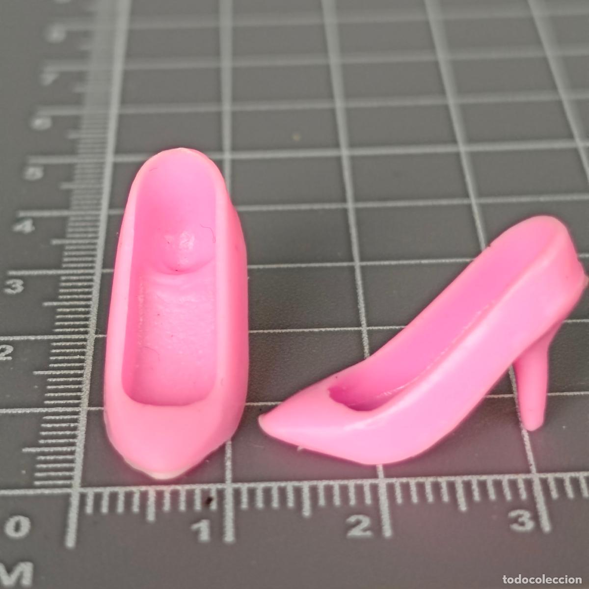 Barbie y Ken: TACONES Rosas DE BARBIE,A&Ntilde;OS 80