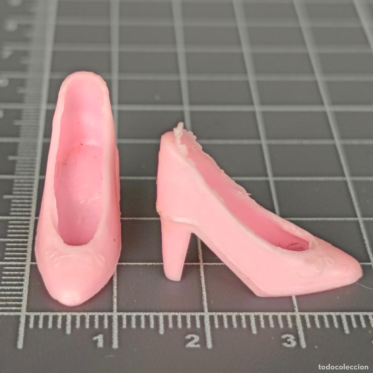 Barbie y Ken: TACONES Rosas DE BARBIE,A&Ntilde;OS 80