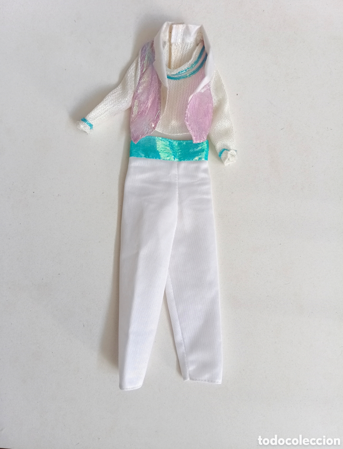 Barbie y Ken: Barbie My First Ken 1987 ropa traje chaqueta y pantal&oacute;n blanco y azul ballet a&ntilde;os 80 bailarina