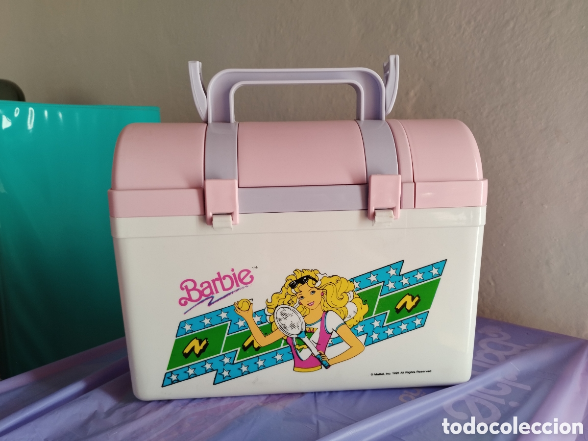 Barbie y Ken: Barbie lonchera termo vintage 1991