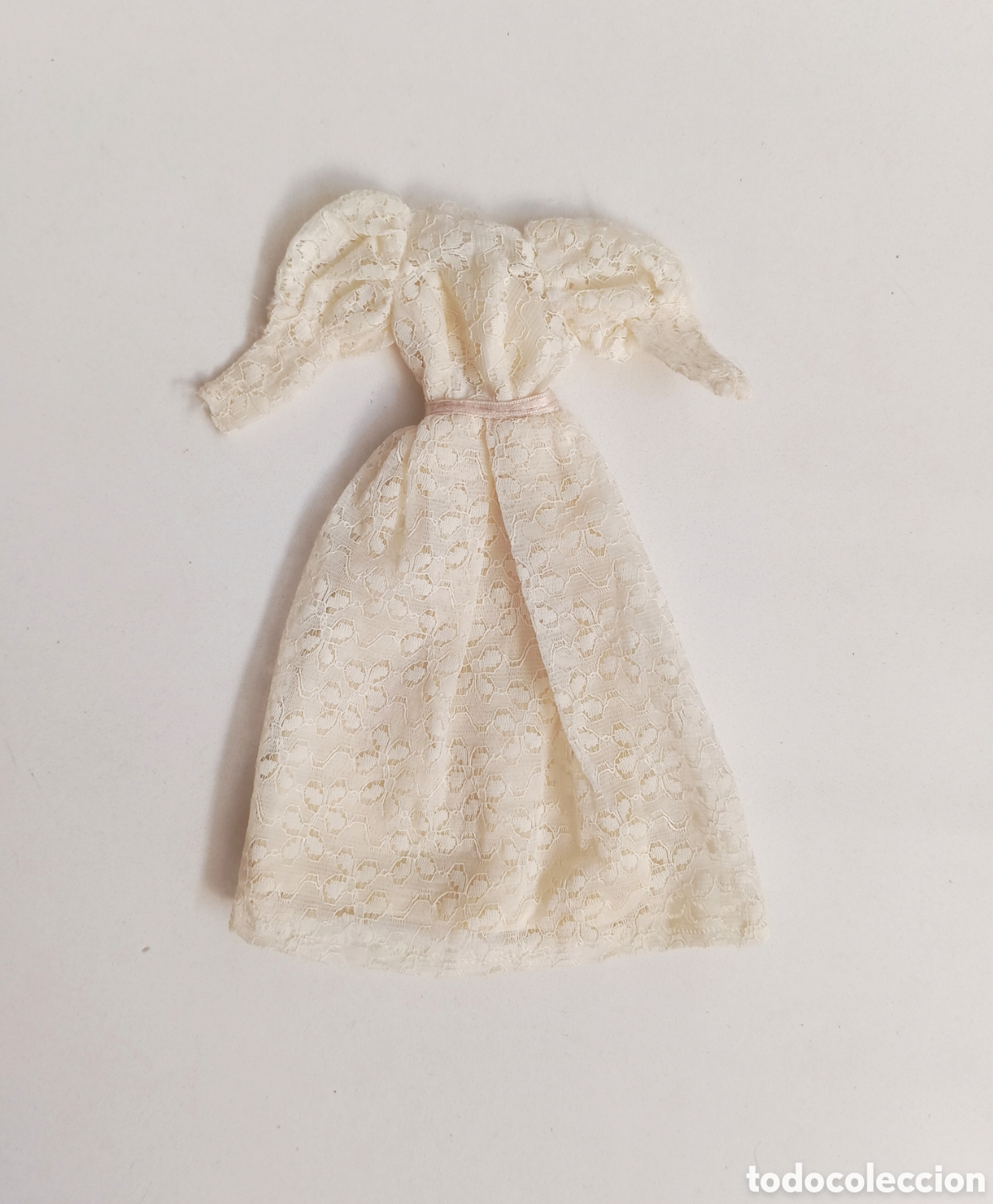 Barbie y Ken: Barbie vestido novia de encaje beige congost Spain a&ntilde;os 80