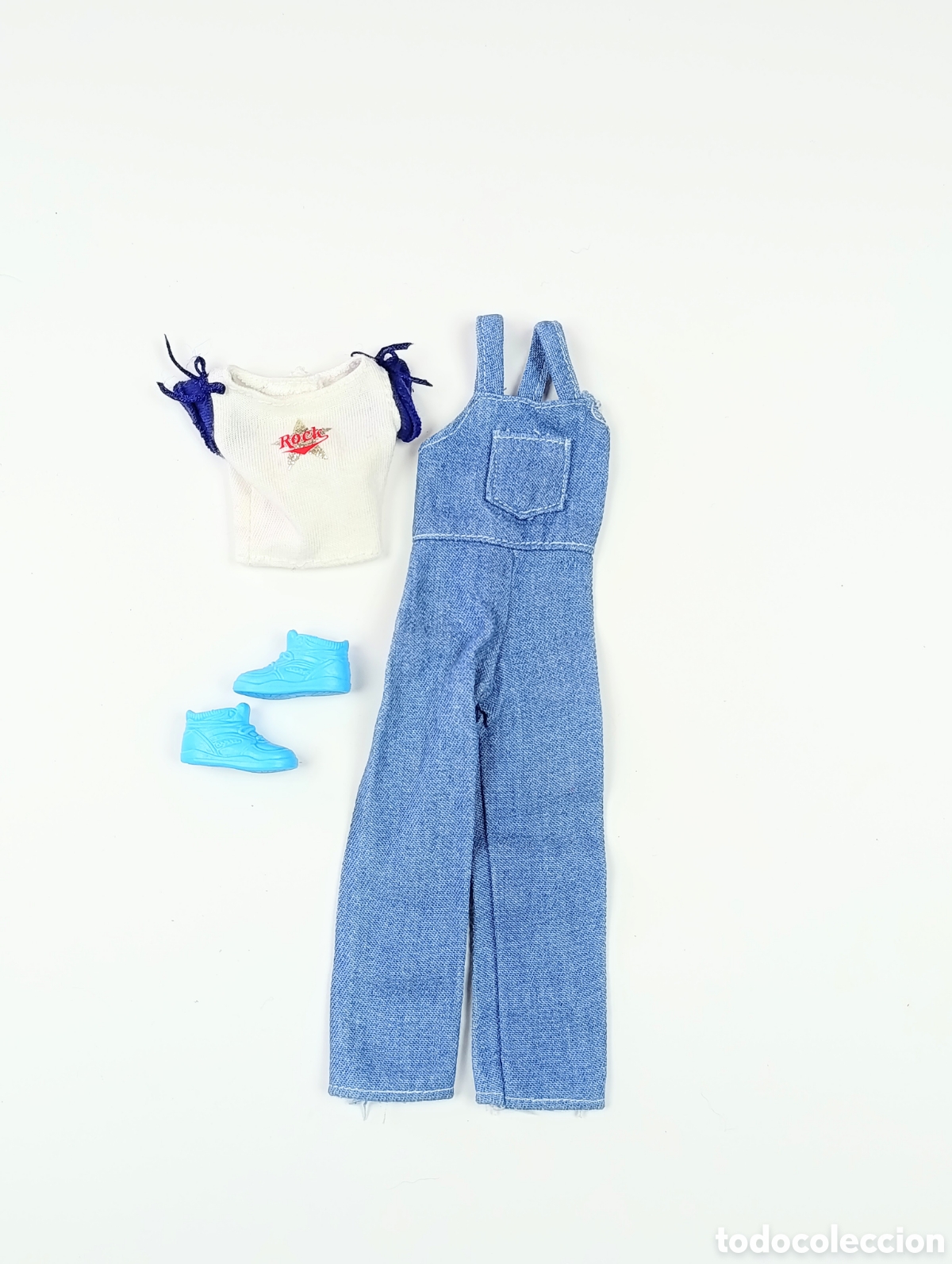 Barbie y Ken: Outfit ropa barbie peto vaquero