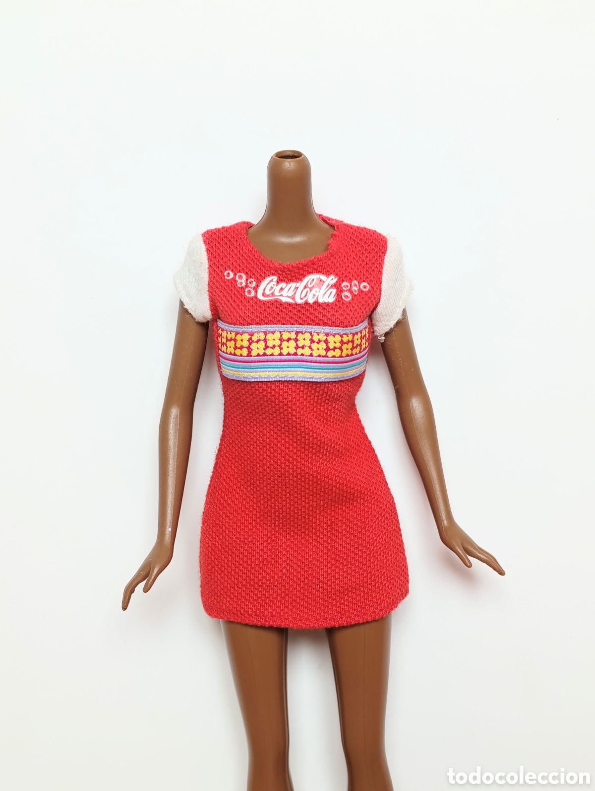 Barbie y Ken: Vestido barbie coca cola party 1998