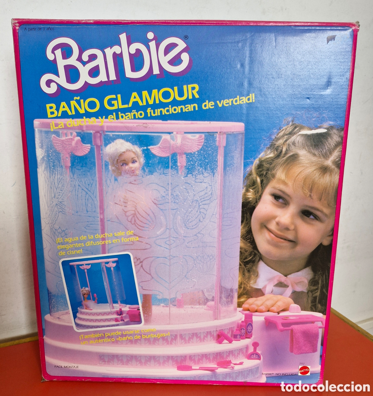 Barbie y Ken: BA&Ntilde;O GLAMOUR BARBIE.MATTEL 1986.NUEVO EN CAJA.